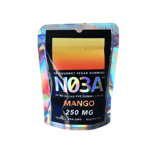 Holi Hemp NO3A Delta 8 Gummies Mango 250mg D8