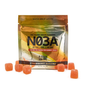 D9 gummies - gold strawberry banana no3a