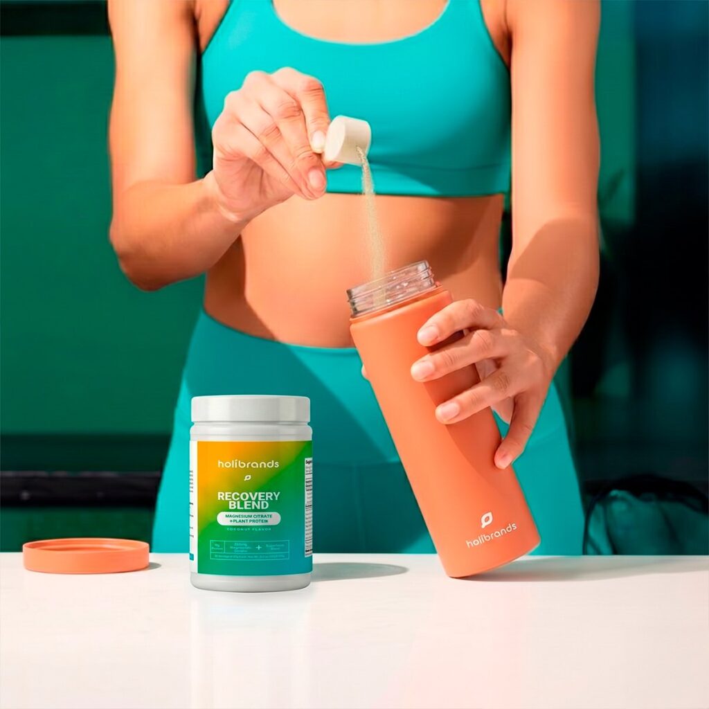 Recovery & Stress Support Blend – Magnesium Citrate, Plant Protein & Superfoods powder